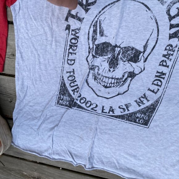 True Religion Graphic T Shirt Skull Long Sleeve XL - Picture 4 of 4